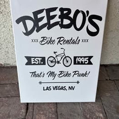 Deebo’s Bike Rentals Canvas (12×16) $30 unframed. $40 framed
