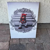 Kanye West dropout canvas 12x16 $30 framed , $40