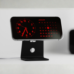 Minimalist MagSafe Phone Stand – Modern Magnetic Desk Holder for iPhone | Sleek Matte Design