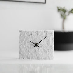 Rock Clock – Modern Stone Texture Clock for Minimalist Home Décor