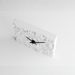 Rock Clock – Modern Stone Texture Clock for Minimalist Home Décor