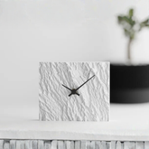 Tree Bark Texture Clock – Nature-Inspired Modern Timepiece | Minimalist Wall & Desk Clock