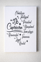 Capricorn canvas 12×16
