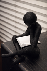 Lost in a Good Book modern reading figure Height 7.5 Width 4.5
