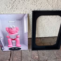 ๐๐ฅPink Klaws: Bathroom Break canvas 12x16