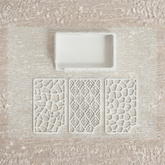 Modern 3D Printed Soap Dish with Interchangeable Drain Designs - Stylish & Durable Bathroom Accessory