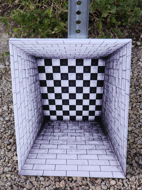 The Drop — Underground Optical Canvas, 12×16