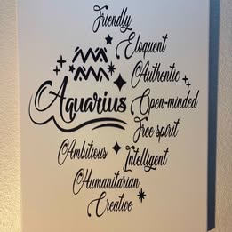 Aquarius canvas 12x16