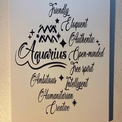 Aquarius canvas 12x16