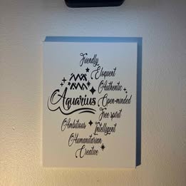 Aquarius canvas 12x16