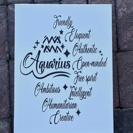Aquarius canvas 12x16