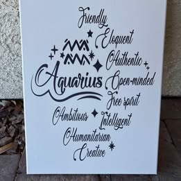 Aquarius canvas 12x16 Main image