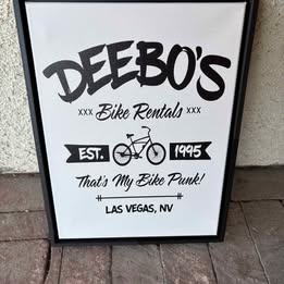 Deebo’s Bike Rentals Canvas — 12×16