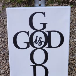 God Is Good Canvas — 12×16 Main image