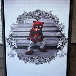 Kanye West Dropout Canvas — 12×16