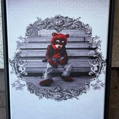 Kanye West dropout canvas 12x16 $30 framed , $40