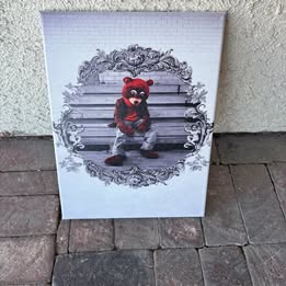 Kanye West Dropout Canvas — 12×16