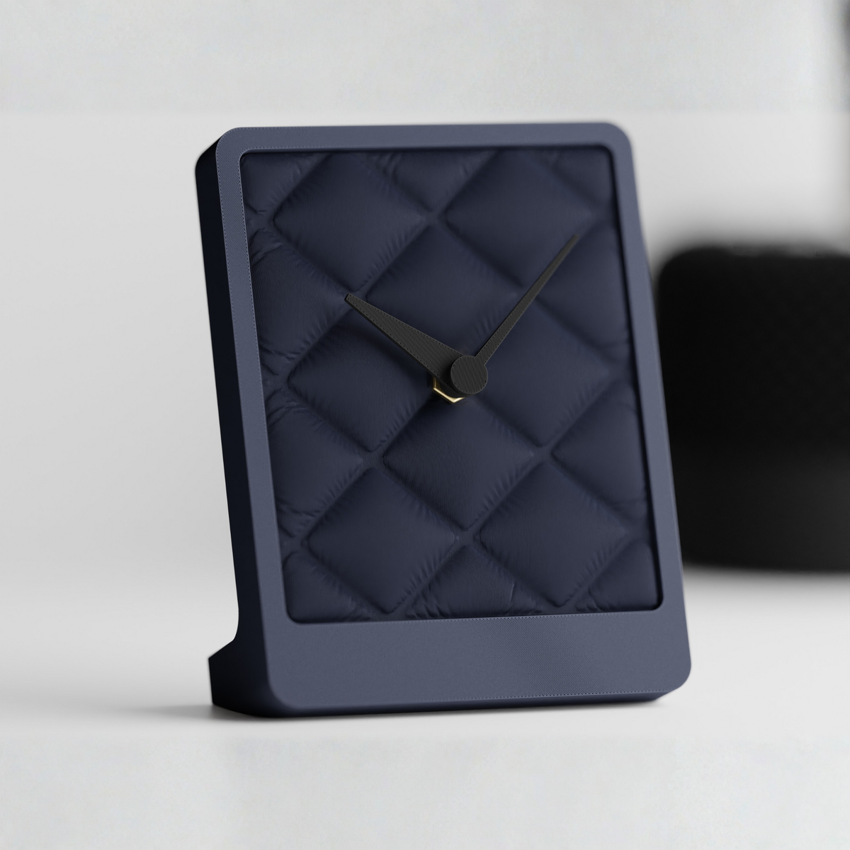 Inflated Cloth Pattern Clock Modern Decor Timepiece