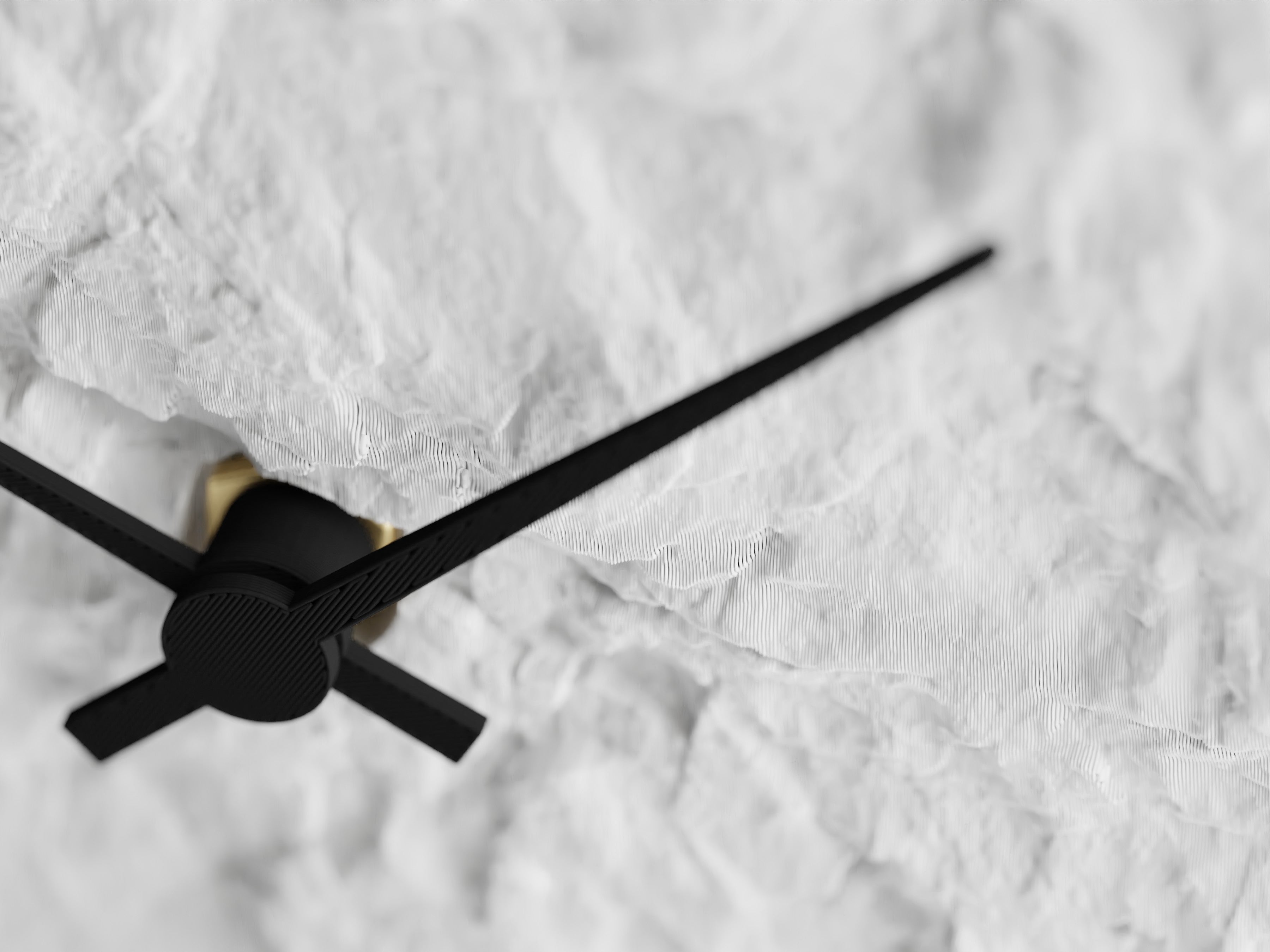 Rock Clock – Modern Stone Texture Clock for Minimalist Home Décor