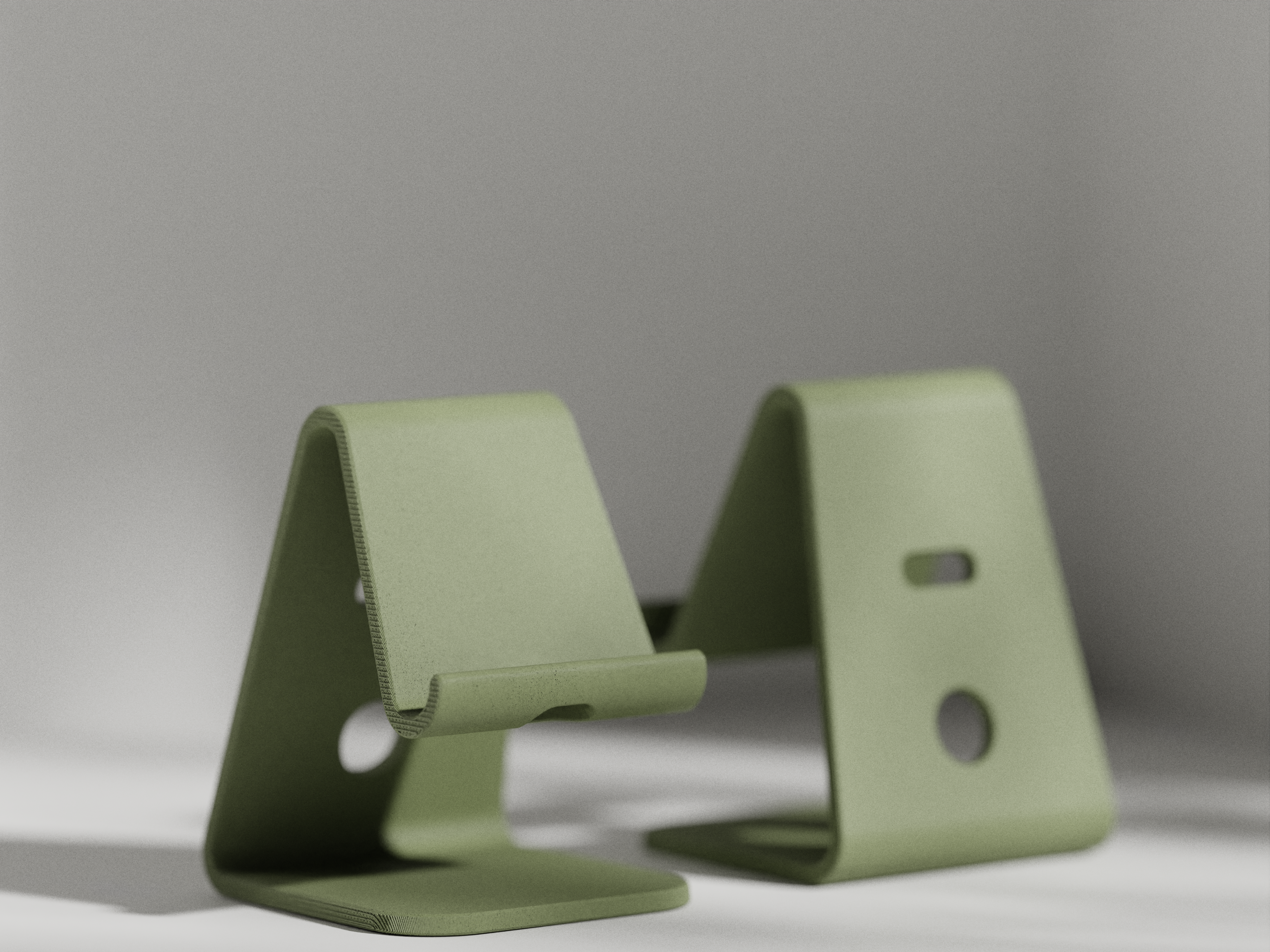 Modern Minimalist Phone Stand – Sleek Desk Holder for iPhone & Android