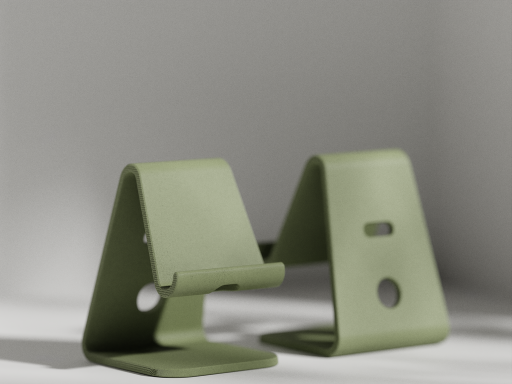 Modern Minimalist Phone Stand – Sleek Desk Holder for iPhone & Android