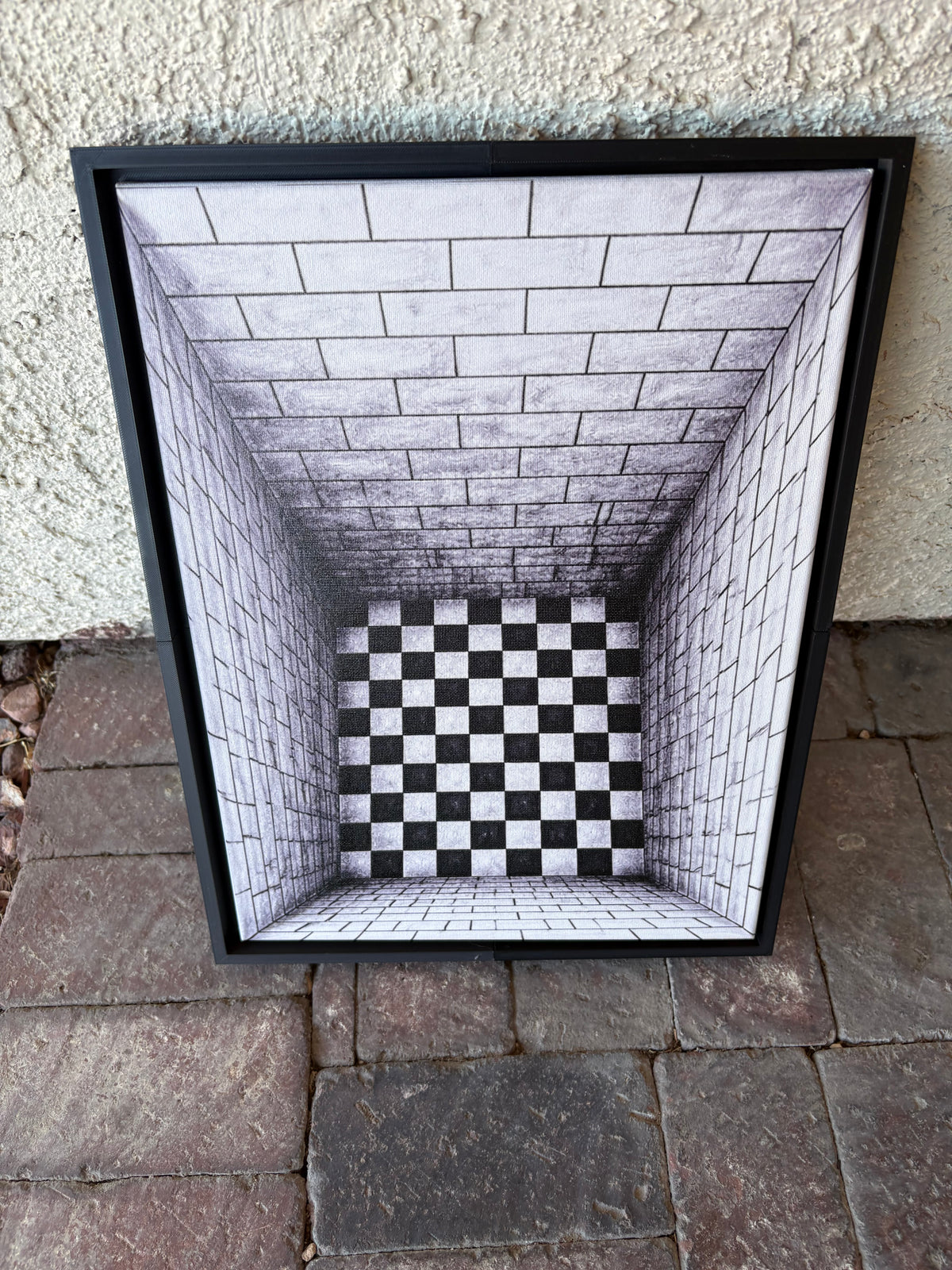 The Drop — Underground Optical Canvas, 12×16