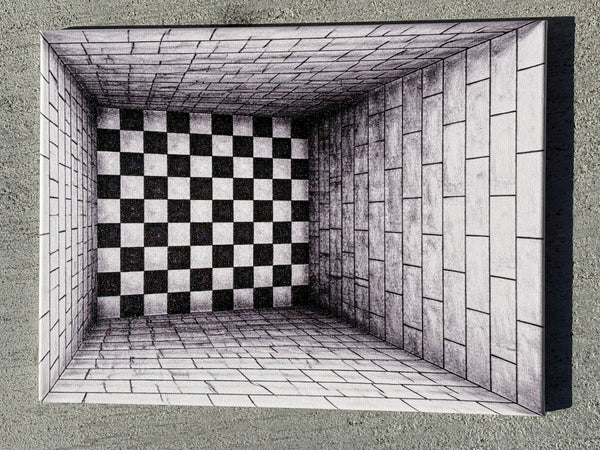 The Drop — Underground Optical Canvas, 12×16