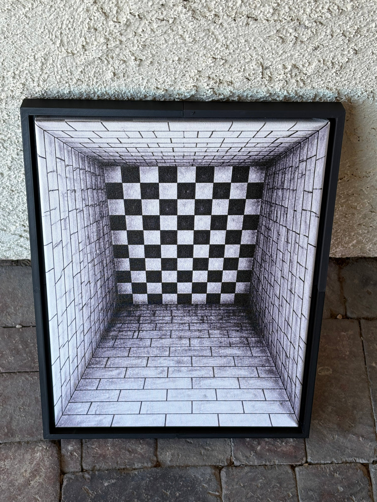 The Drop — Underground Optical Canvas, 12×16