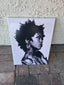 Lauryn Hill Black & White Canvas — 12×16