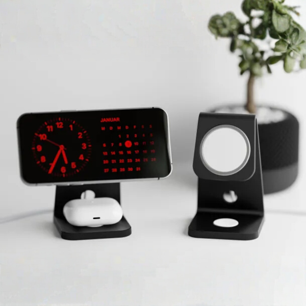 Minimalist iPhone & AirPods Charging Stand