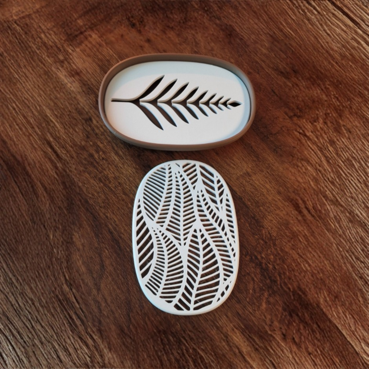 Ripple Vein  Oval Base soap dish holder sponge holder