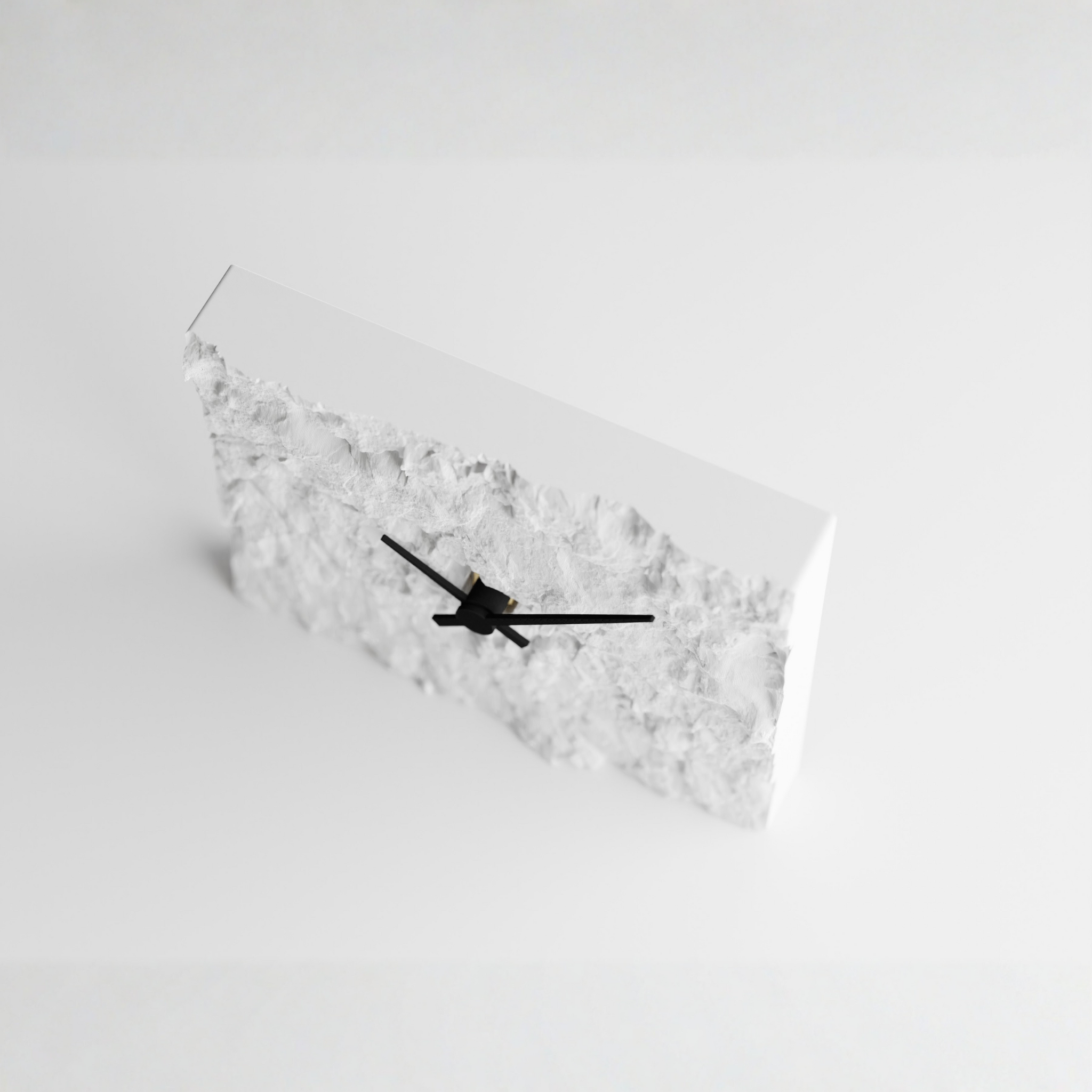 Rock Clock – Modern Stone Texture Clock for Minimalist Home Décor