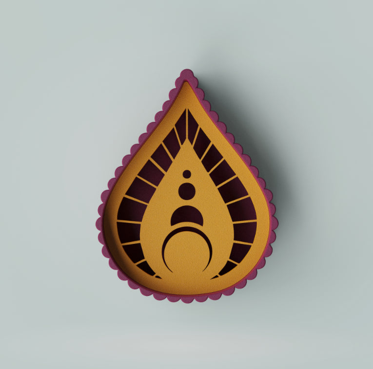 Lotus Drop-Organic Base - Soap Dish