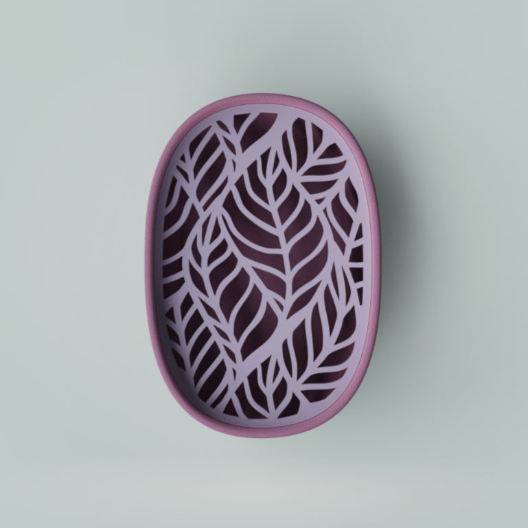 Oval Base – Twisted Vein/soap sponge dish holder