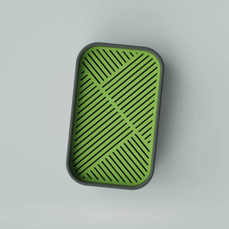 Cross Weave - Rectangular Base -Soap Dish