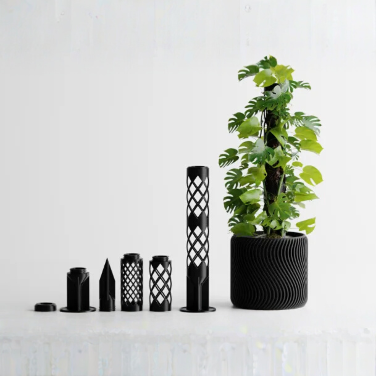 Verdura Moss Tower – Elegant Natural Green Decor for Home & Office Main image