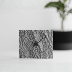 Tree Bark Texture Clock – Nature-Inspired Modern Timepiece | Minimalist Wall & Desk Clock