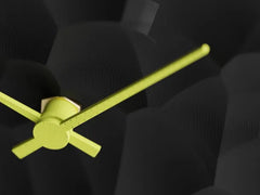 Voronoi Edition Clock – Modern Geometric Timepiece in Matte Black | Minimal Design Decor