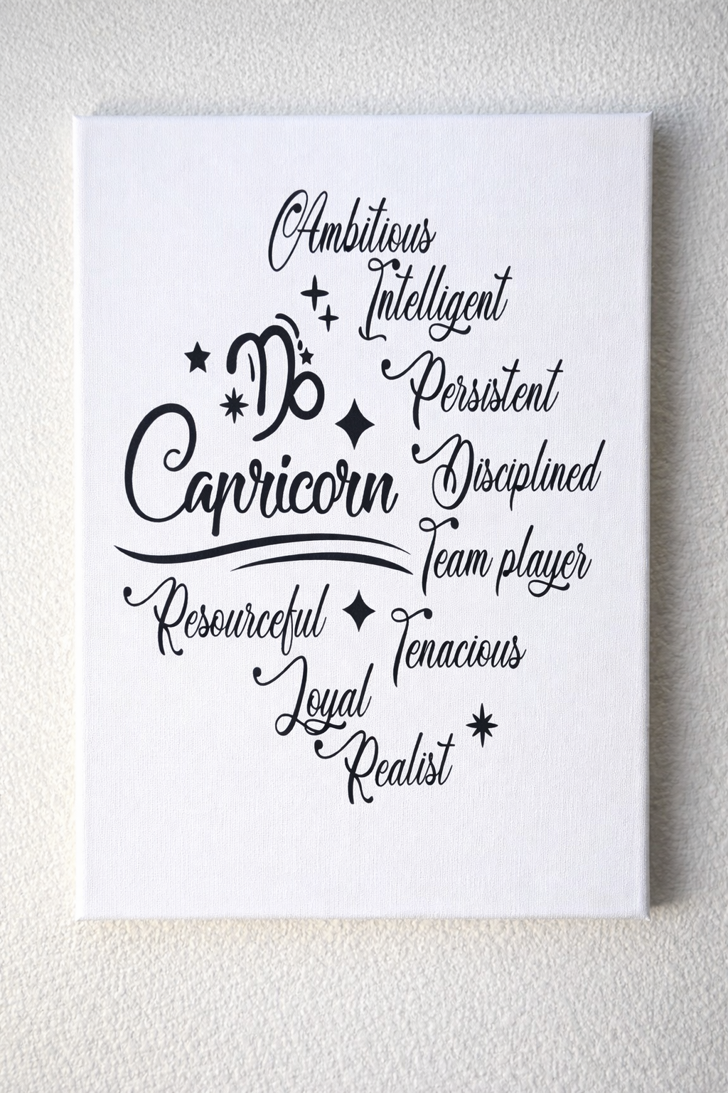 Capricorn canvas 12×16