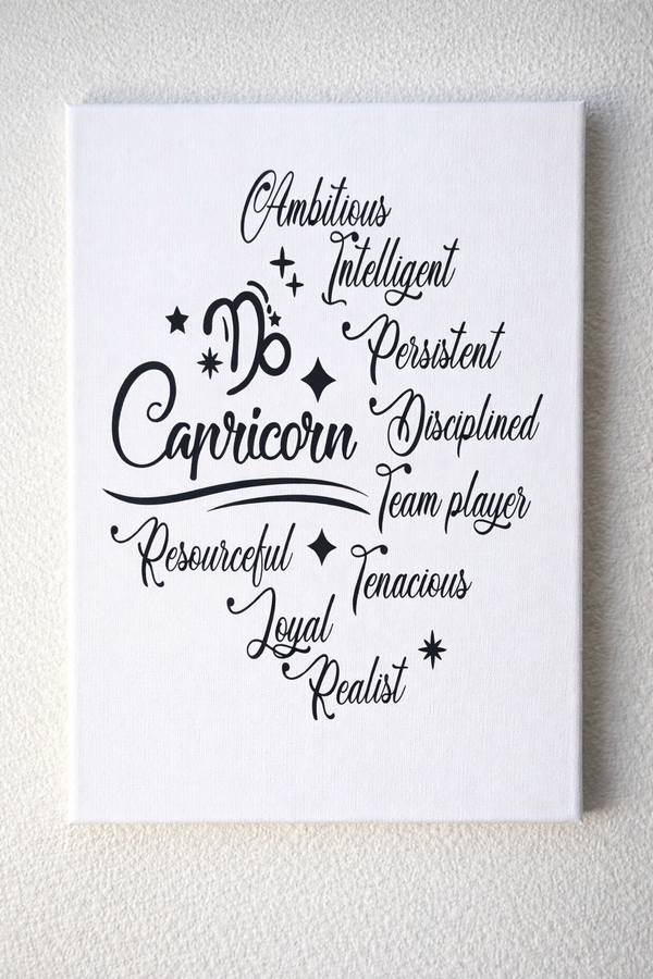 Capricorn canvas 12×16