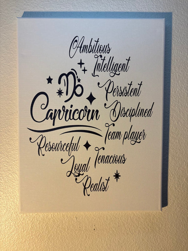 Capricorn canvas 12×16