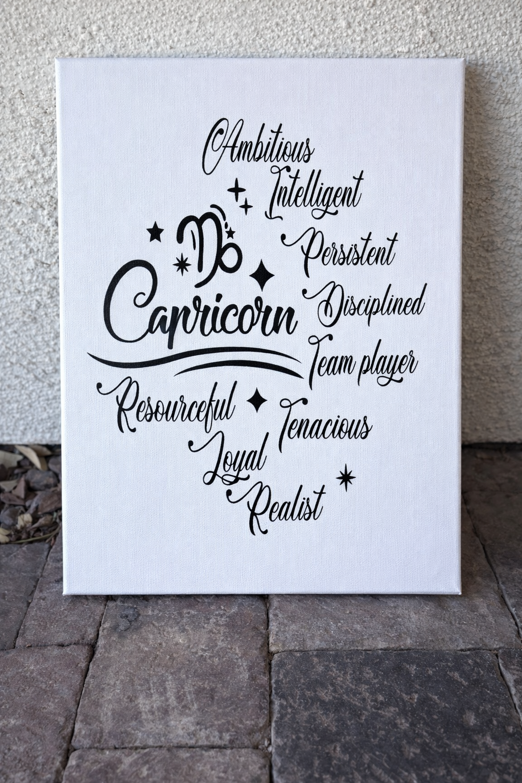 Capricorn canvas 12×16