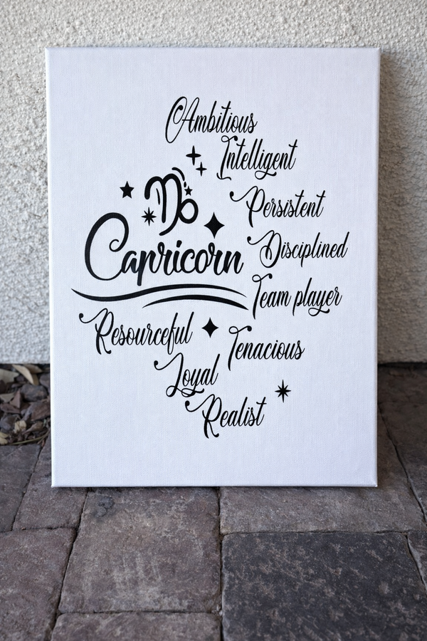 Capricorn canvas 12×16