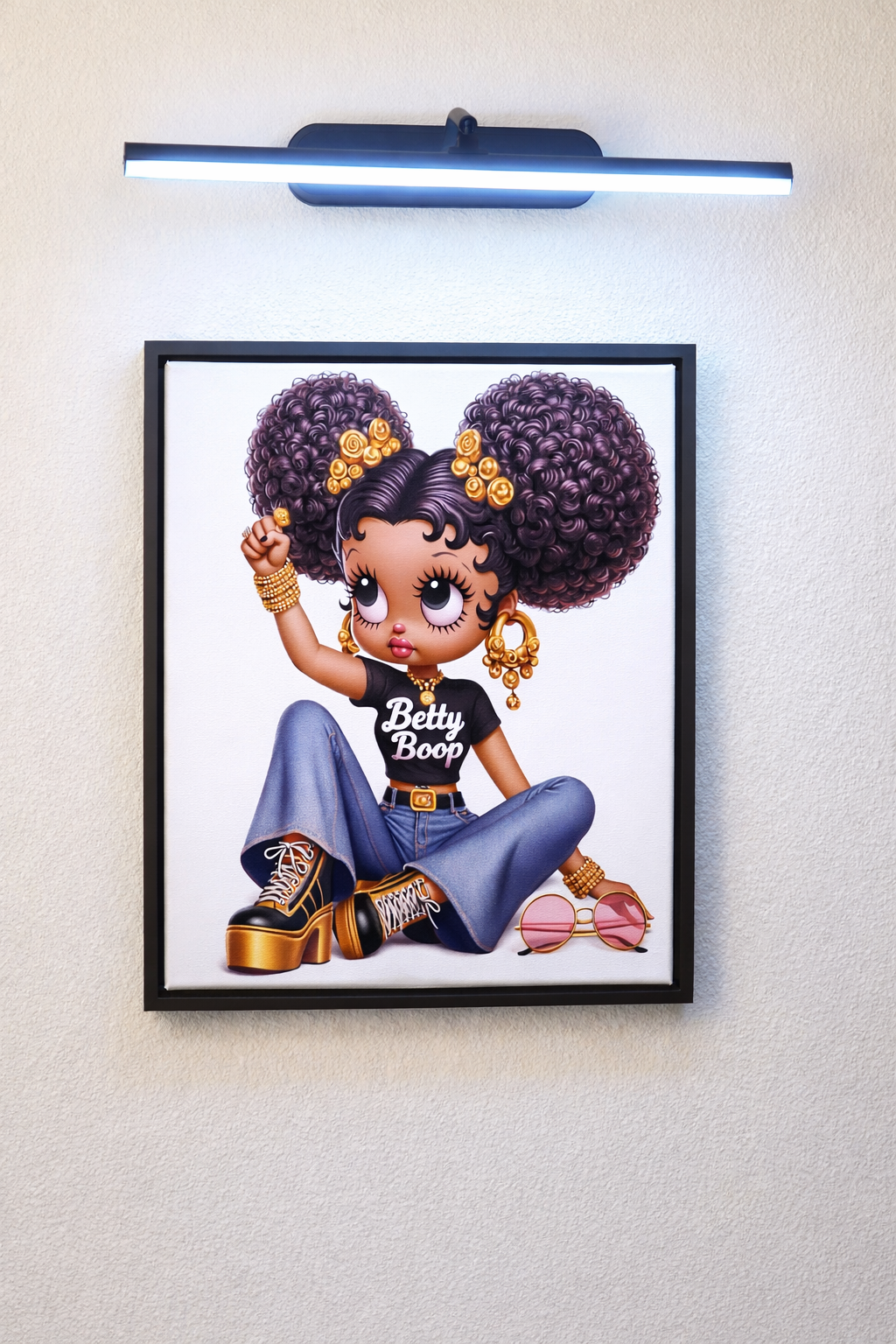 Betty Boop Hip-Hop Canvas Art Secondary image
