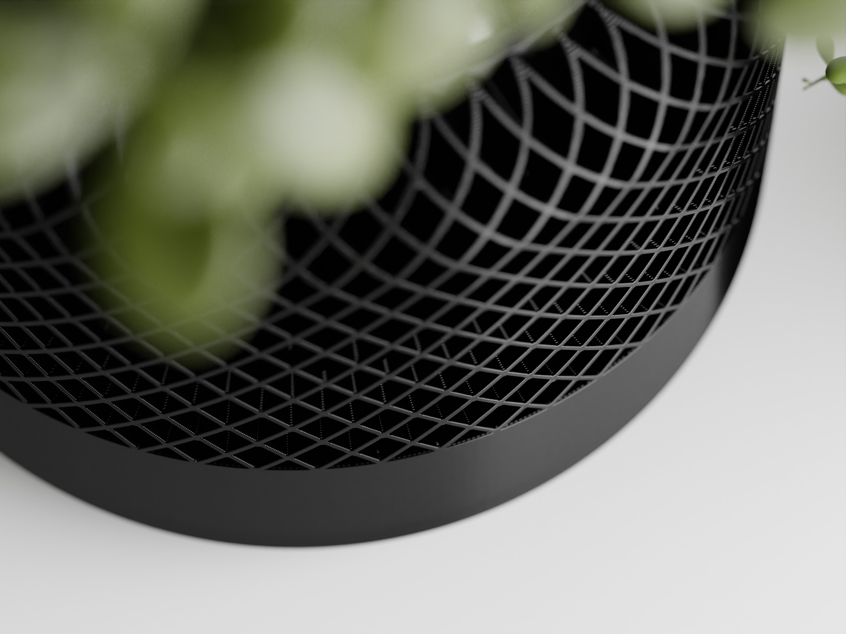 Round Modern Apple HomePod Style Plant Pot Vases