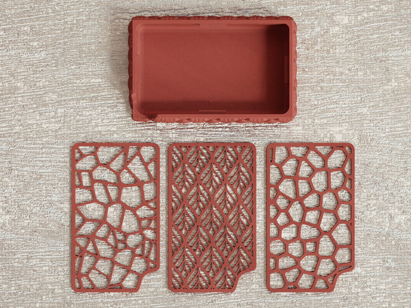 Modern 3D Printed Soap Dish with Interchangeable Drain Designs - Stylish & Durable Bathroom Accessory