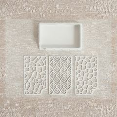 Modern 3D Printed Soap Dish with Interchangeable Drain Designs - Stylish & Durable Bathroom Accessory