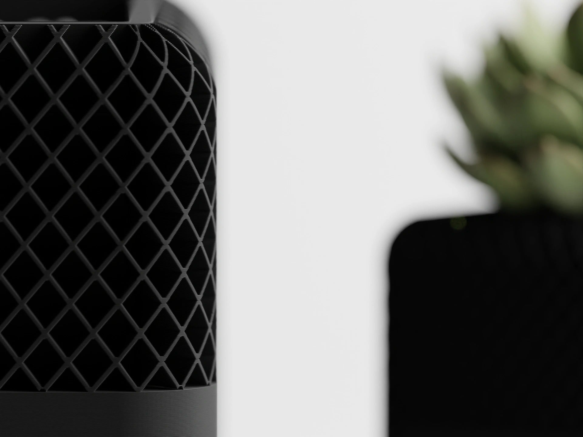 Modern Square Apple Home Pod Style Plant Pot Vases